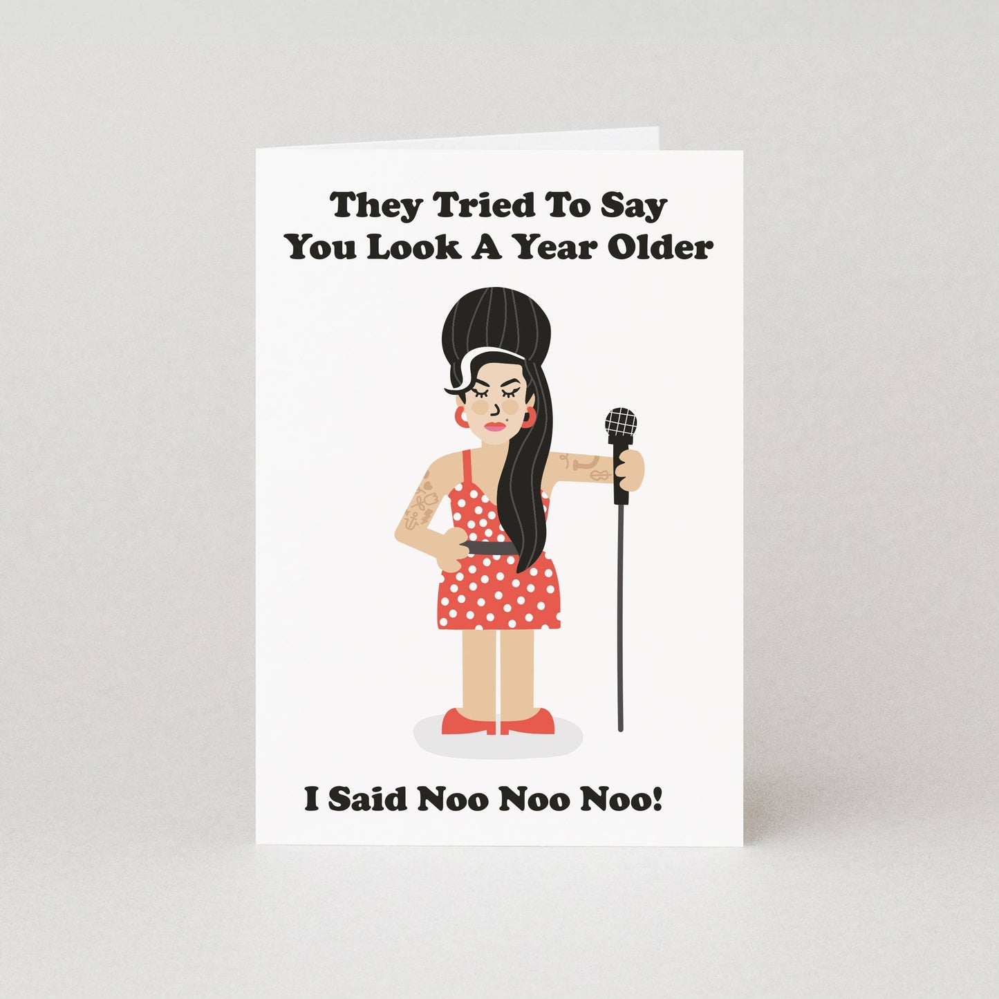 No No No No Birthday Card | Music Birthday Card