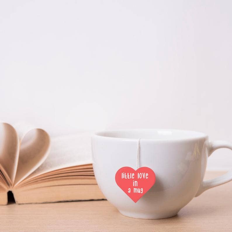 Heart shaped tea bags | Box of 5 positivi-tea's
