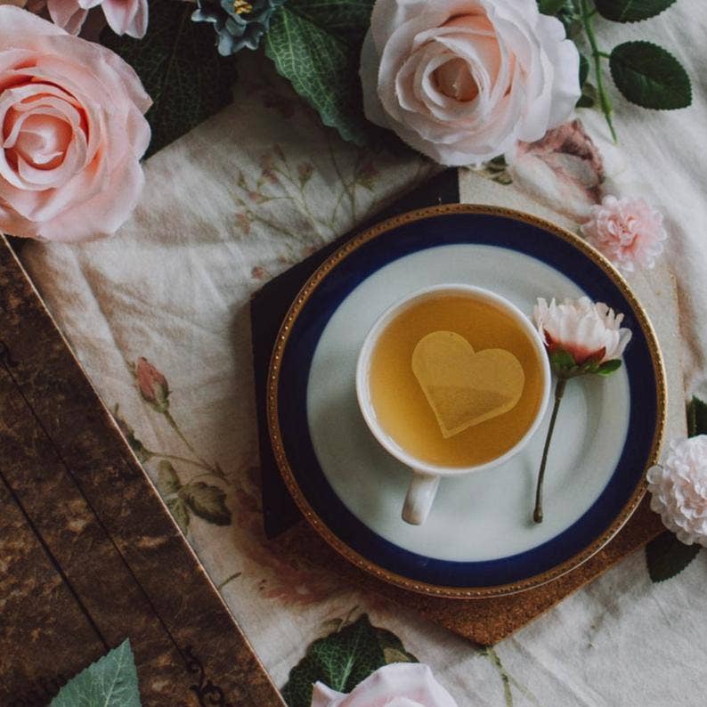 Heart shaped tea bags | Box of 5 positivi-tea's