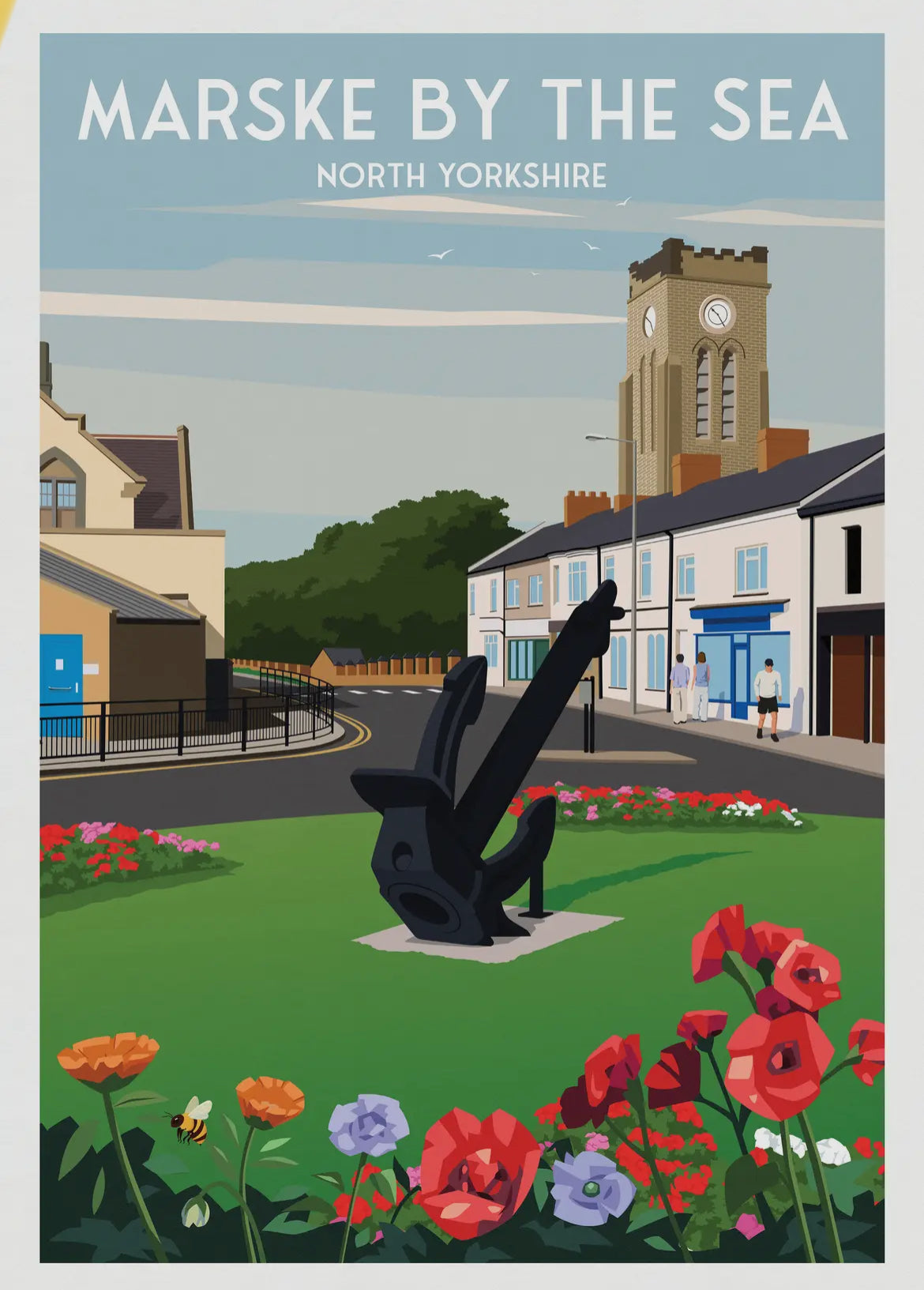 Marske by the Sea- Poster