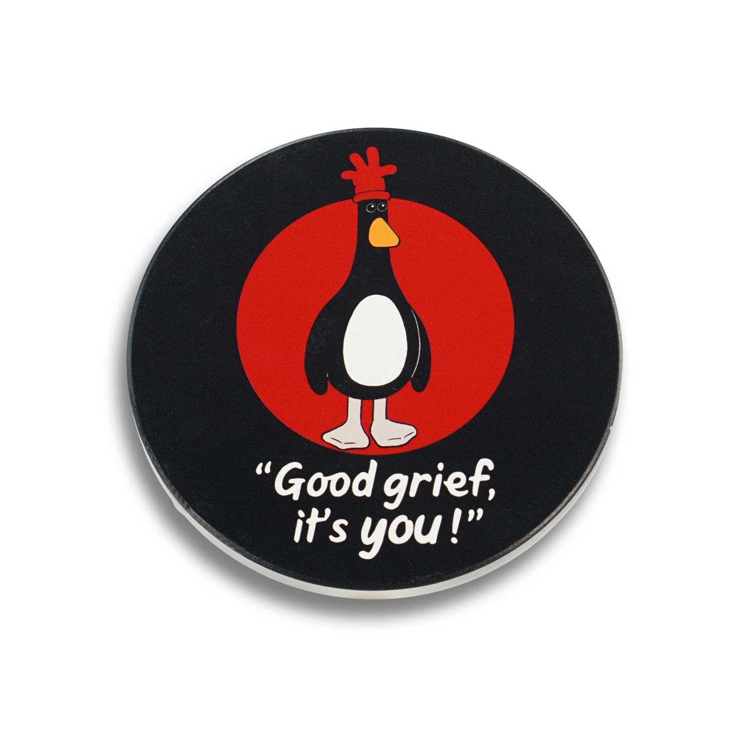 Coaster Single Ceramic - Wallace & Gromit (Feathers)