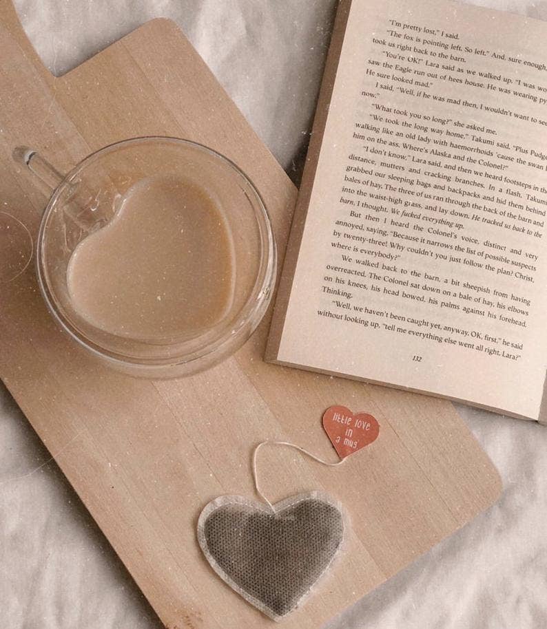 Heart shaped tea bags | Box of 5 positivi-tea's