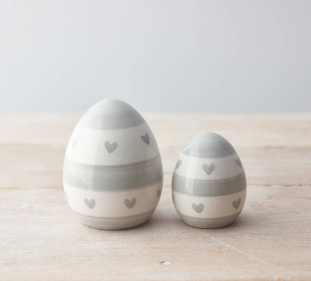 Heart Egg Ornament, 6.5cm