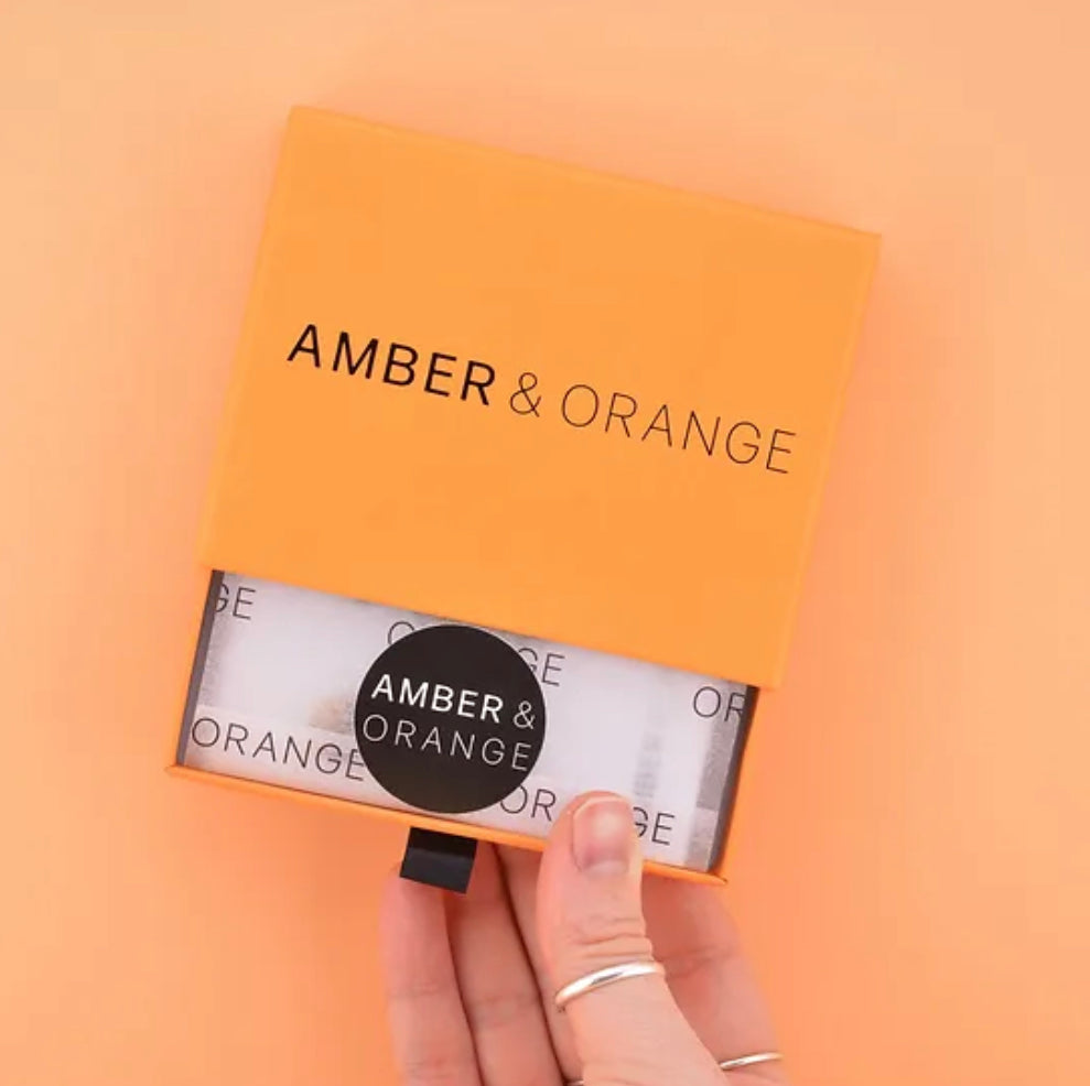 Amber & Orange; Dark & Light Tortoiseshell Thin Hoops Multipack