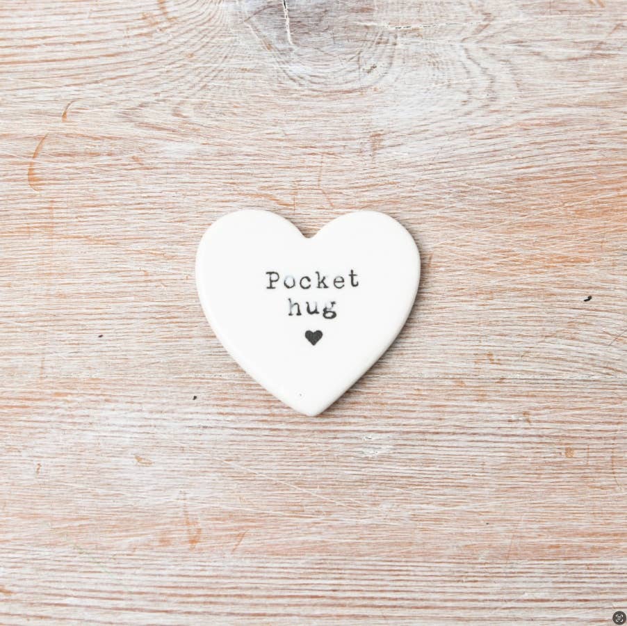 Pocket Hug Porcelain Heart