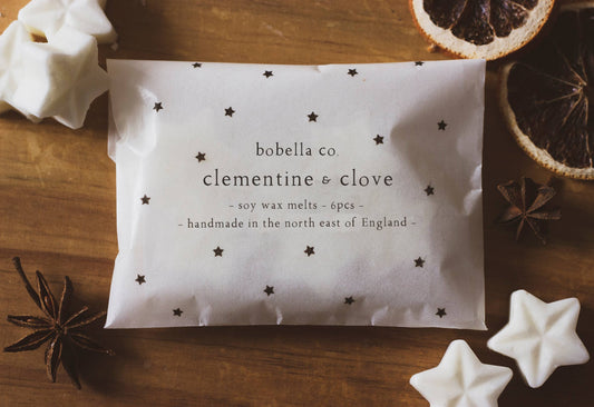 Christmas Wax Melts in Clementine & Clove