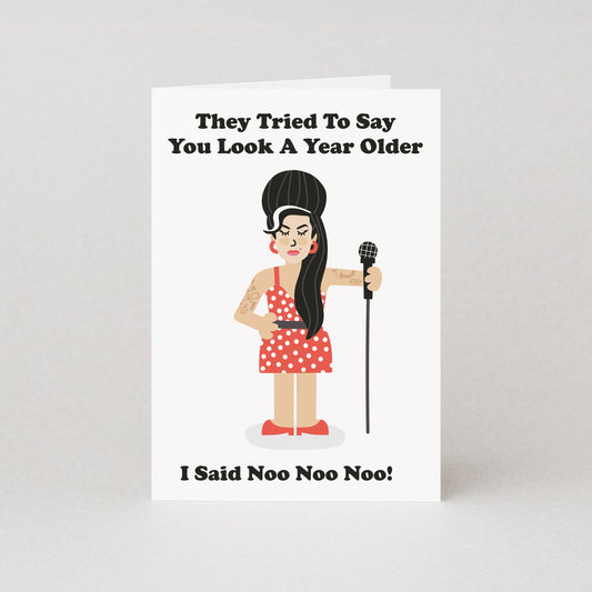 No No No No Birthday Card | Music Birthday Card