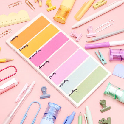 Magnetic to do list - Colourful Days