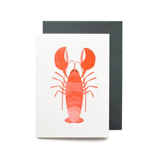 Red Lobster Valentine Mini Card, Humorous Love & Anniversary