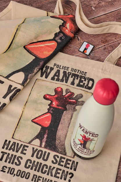 Recycled Cotton Tote Bag - Wallace & Gromit (Feathers)