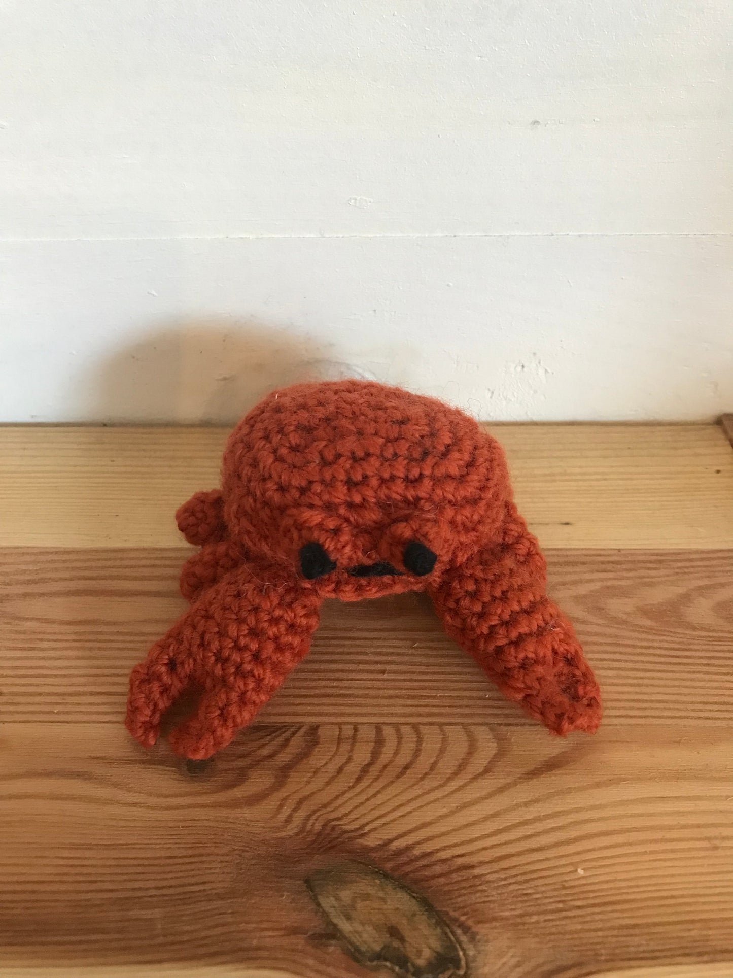 Hand-Crocheted crab