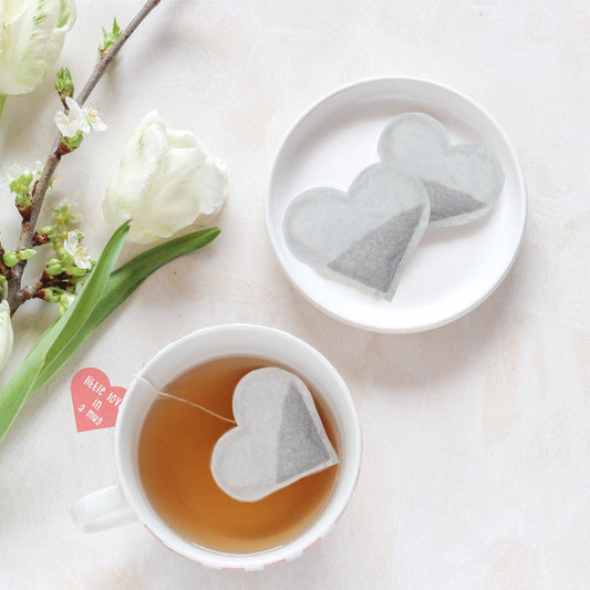 Heart shaped tea bags | Box of 5 positivi-tea's
