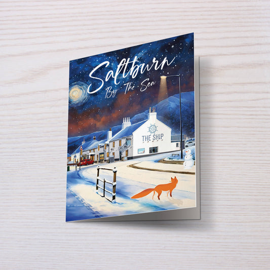 Saltburn by the Sea Greeting Card - North Yorkshire