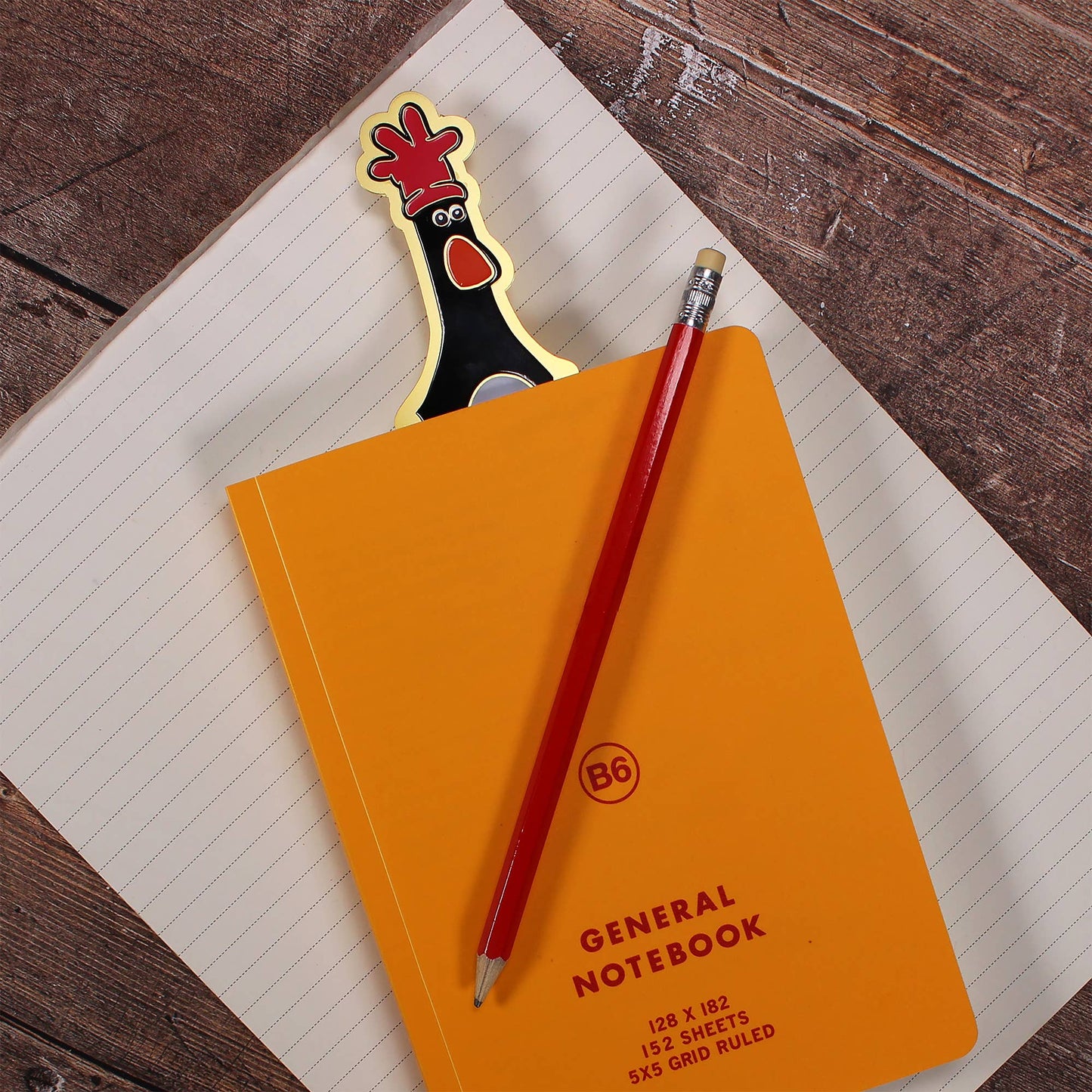 Bookmark Metal - Wallace & Gromit (Feathers)