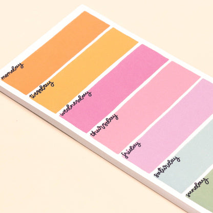 Magnetic to do list - Colourful Days