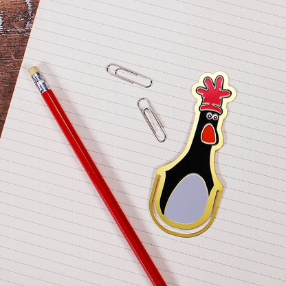 Bookmark Metal - Wallace & Gromit (Feathers)