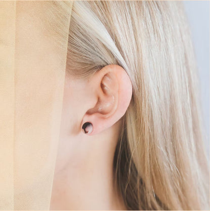 Light Tortoise Shell Small Chunky Hoop and Stud Earrings Multipack