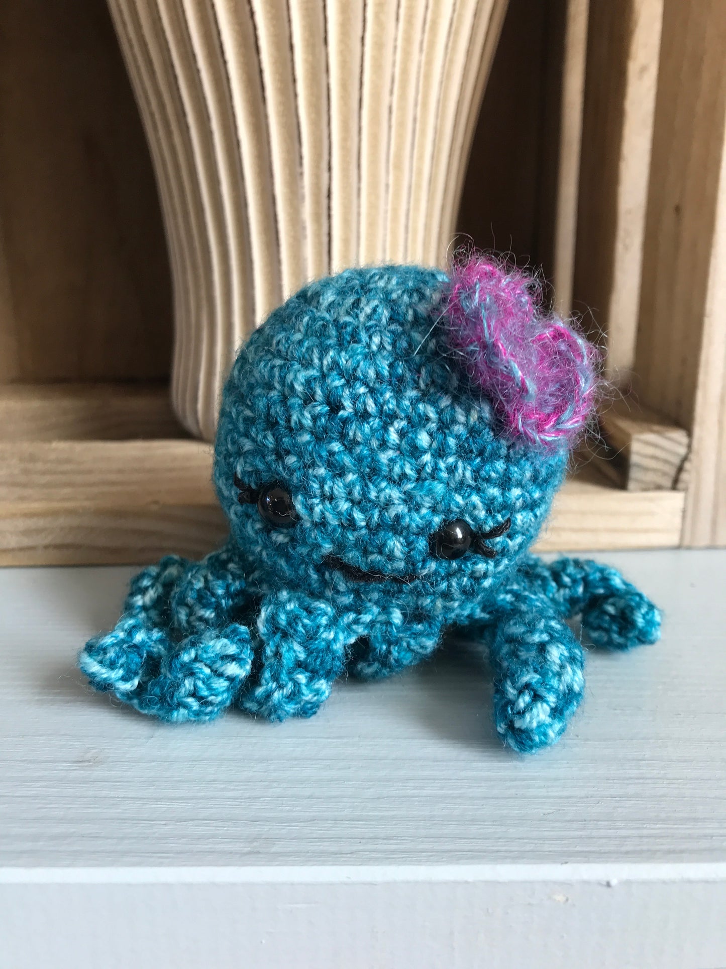 Hand-Crocheted octopus various colours