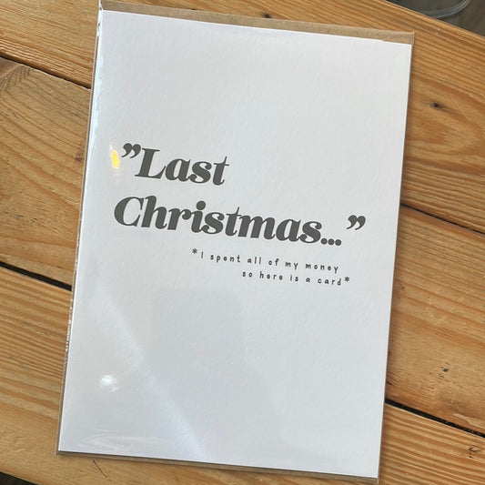 LULA Design- Last Christmas I spent all my money