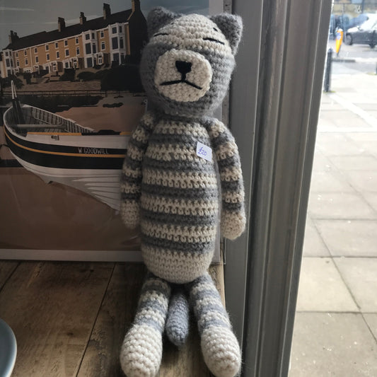 Hand-Crocheted Cat