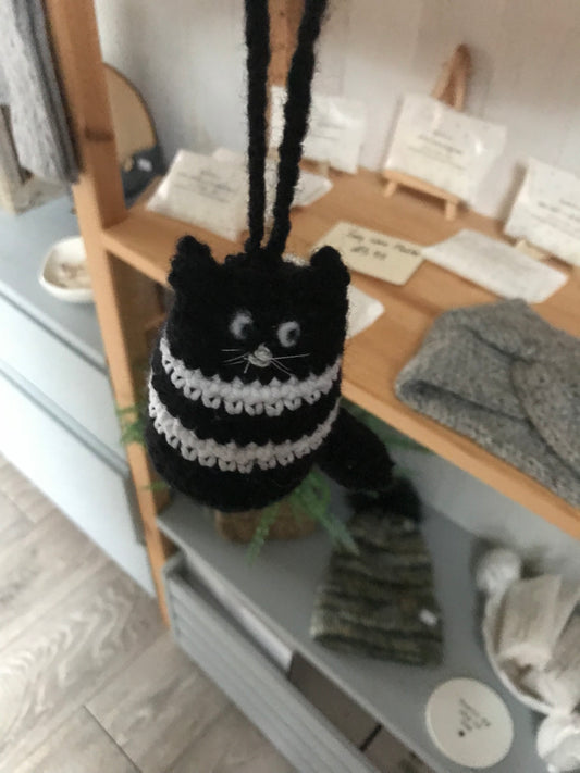 Hand-Crocheted Cat