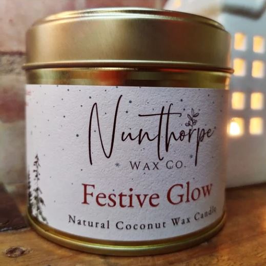 Tinned Candle- Festive Glow