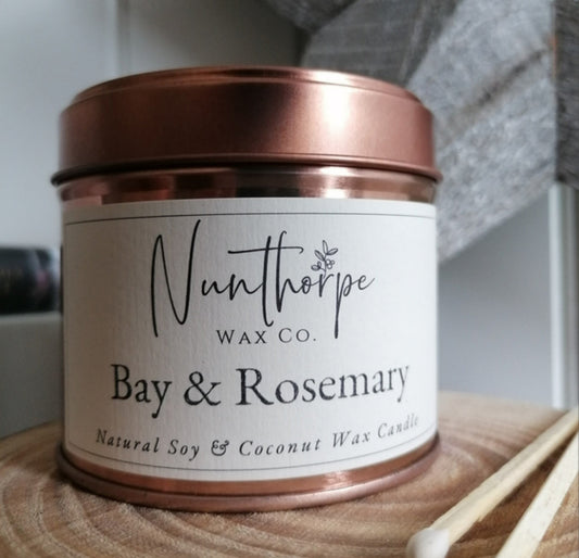 Tinned Candle- Bay & Rosemary