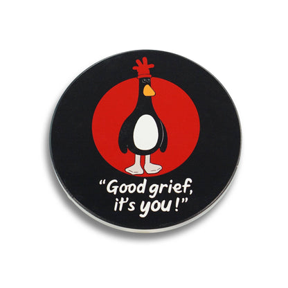 Coaster Single Ceramic - Wallace & Gromit (Feathers)