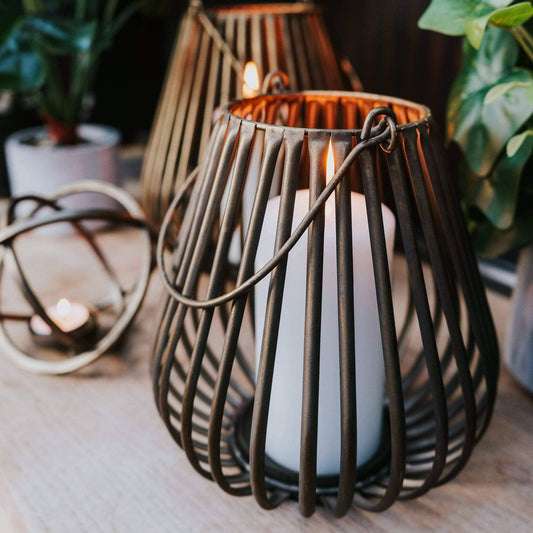 Medium Teardrop Lantern bronze