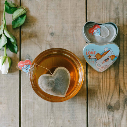 Heart shaped tea bags | Box of 5 positivi-tea's