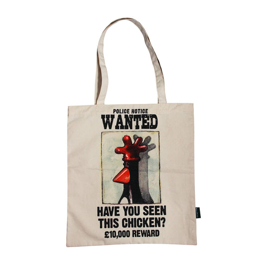 Recycled Cotton Tote Bag - Wallace & Gromit (Feathers)