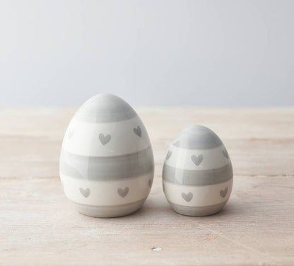Heart Egg Ornament, 6.5cm