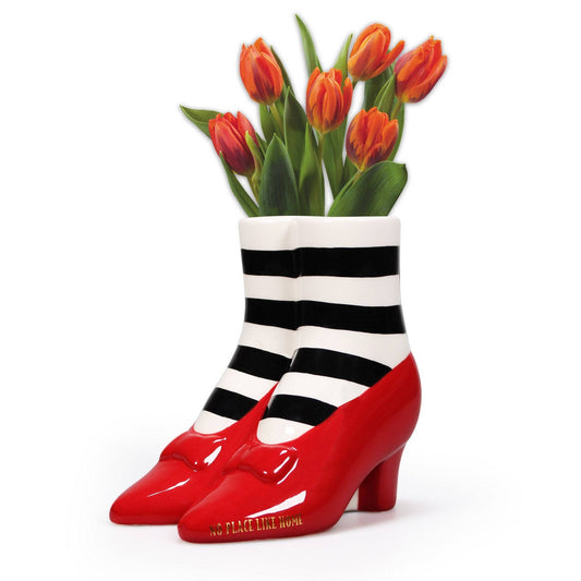 Vase Shaped - The Wizard of Oz Red Slippers