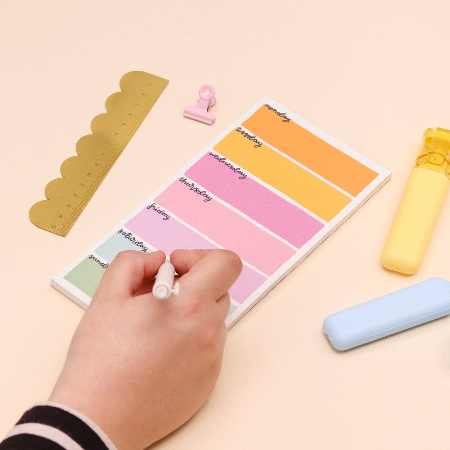 Magnetic to do list - Colourful Days
