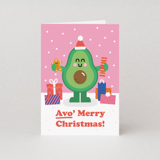 Avo Merry Christmas Card | Vegan Christmas Card | Funny Card