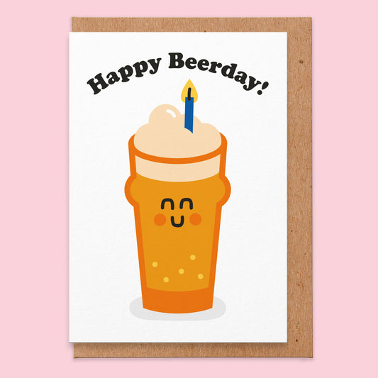 Beer Birthday Card