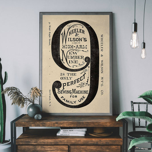 A3 Vintage Typography Poster: 11 ¾ x 15 ¾ in | 30x40 cm / Matte