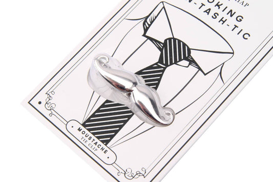Dapper Chap Looking Fantashtic Moustache Tie Clip