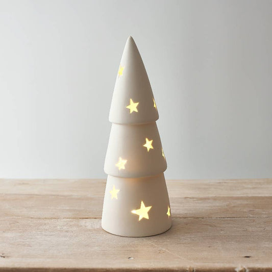 Star Ceramic Christmas Tree, 27cm