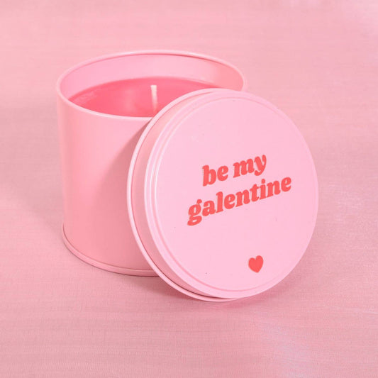 Pomegranate & Fig Be My Galentine Pink Valentine’s Tin Candl