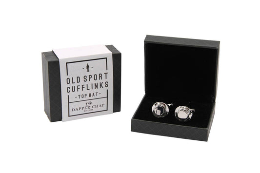 Dapper Chap Top Hat Old Sport Cufflinks