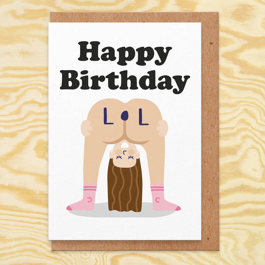 Happy Birthday LOL - Girl Birthday Card