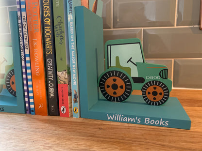 Tractor bookends