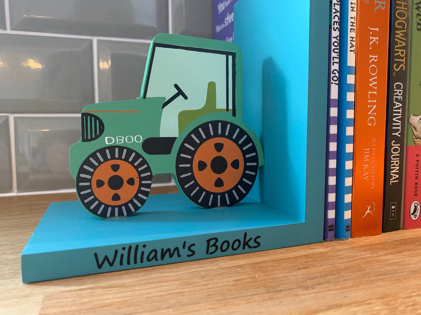 Tractor bookends