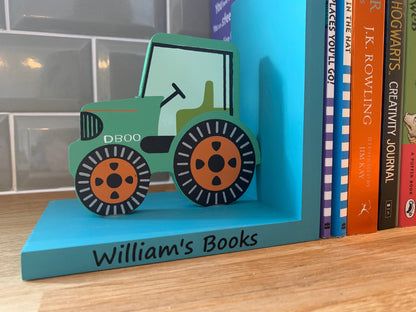 Tractor bookends