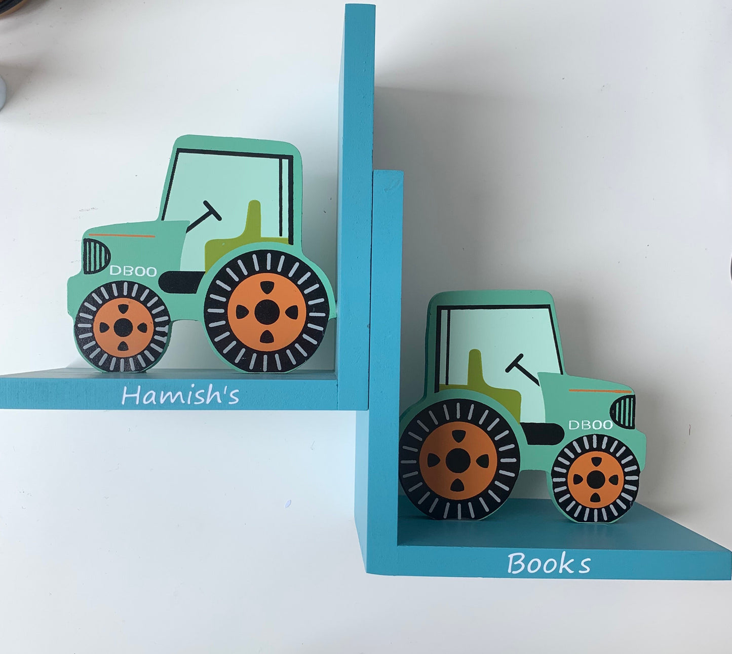 Tractor bookends