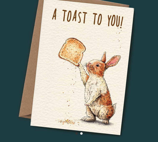 A Toast To You Card - Birthday Card