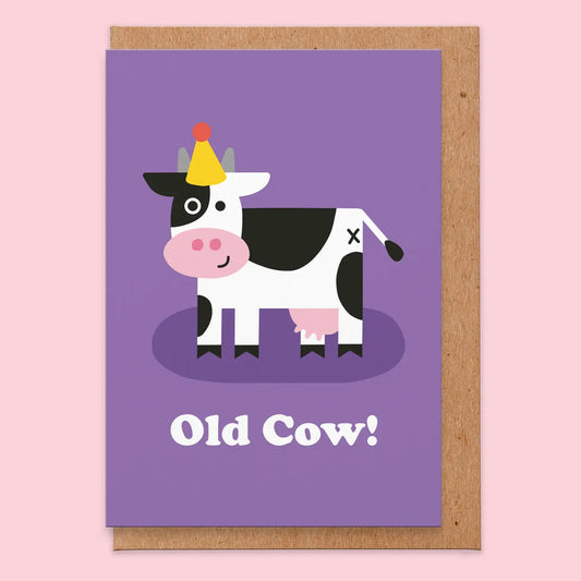 Old Cow - Birthday Card
